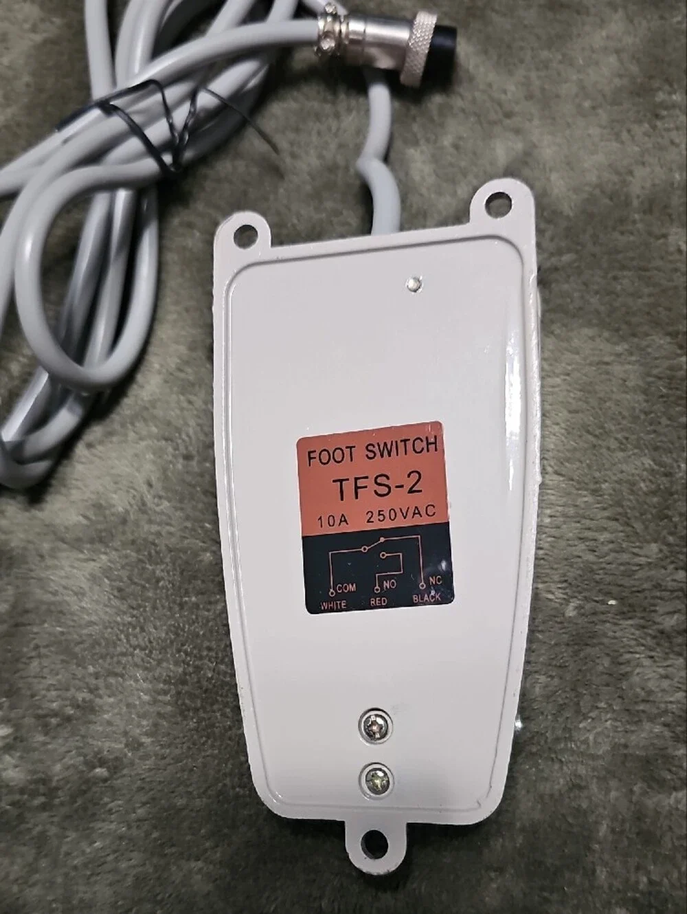 Universal TFS-2 Foot Pedal Switch for Electronics